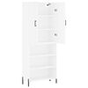 vidaXL Highboard White 69.5x34x180 cm Engineered Wood