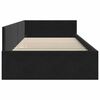 vidaXL Corner Bed Frame with Headboard Black 90 cm x 190 cm Velvet