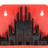 vidaXL 58 Pieces Clamping Set Steel T Slot M8