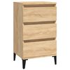 vidaXL Bedside Cabinet Sonoma Oak 40x35x70 cm Engineered Wood