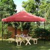 vidaXL Party Tent Folding Burgundy 292 x 292 x 315 cm Oxford Fabric