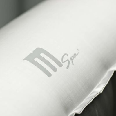 MSpa Inflatable Hot Tub Silver Cloud Charcoal Grey 180x70 cm