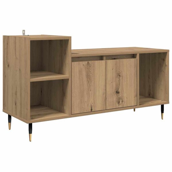 vidaXL TV Cabinet Artisan Oak 100 x 35 x 55 cm Engineered Wood