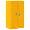 vidaXL Storage Cabinet Mustard Yellow 60 x 40 x 105 cm Steel