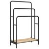 vidaXL Cloth Rack Sonoma Oak 60 x 30 x 100.5 cm Engineered wood