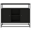 vidaXL Sideboard Black 100x35x80 cm Engineered Wood