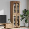 vidaXL Highboard Artisan Oak 60 x 35 x 182 cm Engineered Wood