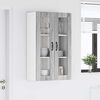 vidaXL Kitchen Wall Cabinet Wall-mounted Grey Sonoma 60 x 31 x 100 cm
