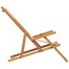 vidaXL Folding Beach Chairs 2 pcs Beige Fabric and Solid Wood