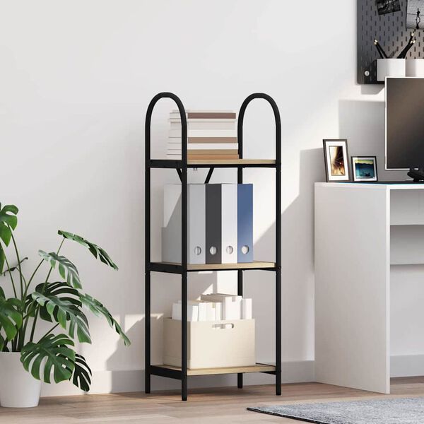 vidaXL Bookshelf Sonoma Oak 40 x 30 x 109 cm Engineered wood