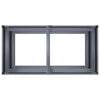 vidaXL Planter Anthracite 80x40x80 cm Cold-rolled Steel