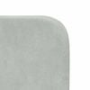 vidaXL Headboard Ear Light grey 80 x 16 x 4 cm Velvet