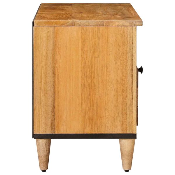 vidaXL TV Cabinet Natural 100 x 33.5 x 46 cm Solid Mango Wood