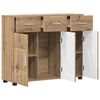vidaXL Sideboard with Shelf FLORIN Artisan Oak 88.5 x 30.5 x 73 cm