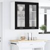 vidaXL Hanging Cabinet Black Oak 80 x 31 x 80 cm Engineered Wood