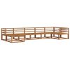 vidaXL Outdoor Sofa Set 7 pcs Natural Solid Acacia Wood