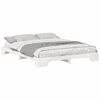vidaXL Bed Frame White 160 x 210 cm Solid Pine Wood