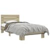 vidaXL Bed Frame without Mattress Sonoma Oak 90x190 cm