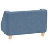 vidaXL Dog Sofa Blue 60x37x39 cm Linen