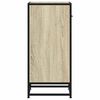 vidaXL Sideboard Sonoma Oak 35.5x35x76 cm Engineered Wood and Metal