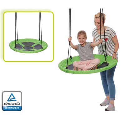Happy People Kids Swing Seat 90 cm Green and Black