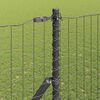 vidaXL Fence Post 13 pcs Grey Steel