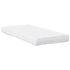 vidaXL Day Bed with Mattress White 80x200 cm Solid Wood Pine