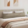 vidaXL Sofa Pillows 2 pcs Taupe 200 x 40 cm Fabric