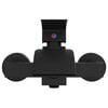 vidaXL Shower Mixer Tap Black G 1 / 2 inches