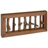 vidaXL Coat Hook Natural 50 x 10 x 25 cm Solid Mahogany Wood