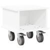vidaXL TV Stand 37 x 35 x 35 cm White Engineered Wood