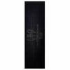 vidaXL Kitchen Rug Black 150 x 45 cm Velvet