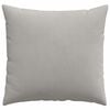 vidaXL Sofa Pillows 2 pcs Light Grey 50 x 50 cm Fabric