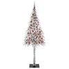 vidaXL Christmas Tree with 300 LEDs White 210 cm PE and Steel