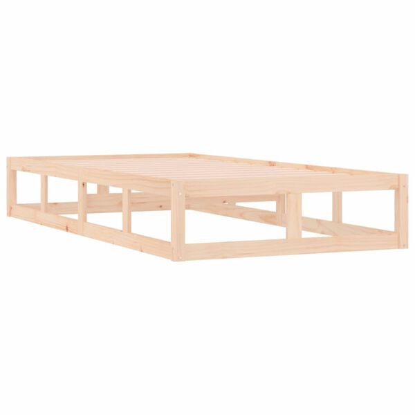 vidaXL Bed Frame without Mattress 90x200 cm Solid Wood