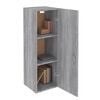 vidaXL TV Cabinet Grey Sonoma 30.5x30x90 cm Engineered Wood