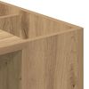 vidaXL Desk Artisan Oak 109 x 50 x 78 cm Engineered Wood