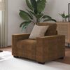 vidaXL Sofa Chair with Cushion Brown [Faux leather and Wood]