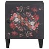 vidaXL Bedside Cabinet with Door Black 40 x 33 x 46 cm