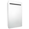 vidaXL LED Bathroom Mirror Cabinet Shining White 60x11x80 cm