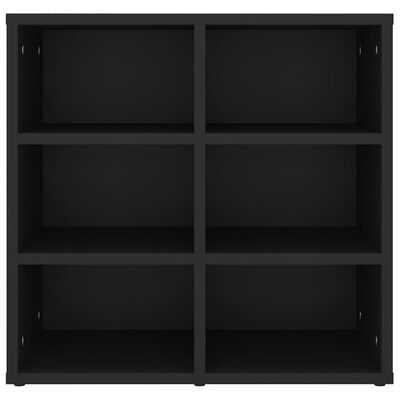 vidaXL Shoe Cabinet Black 52.5x30x50 cm