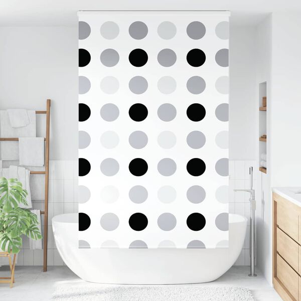 vidaXL Shower Roller Blind with Cassette 120x240 cm Fabric Width 116 cm