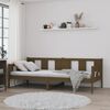 vidaXL Day Bed without Mattress Honey Brown Solid Wood Pine 90x190 cm Single