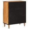 vidaXL Sideboard with Door Natural 60 x 33.5 x 75 cm Solid Mango Wood