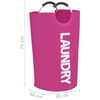 vidaXL Laundry Sorter Pink