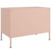 vidaXL TV Cabinets 2 pcs Pink 68x39x50.5 cm Steel