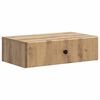 vidaXL Wall-Mounted Side Table Artisan Oak 59 x 34.5 x 17 cm
