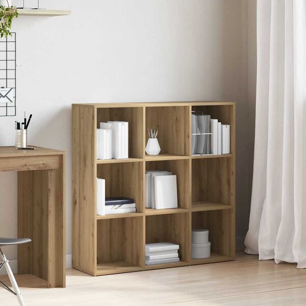 vidaXL Book Cabinet Artisan Oak 98x29x97.5 cm