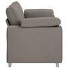 vidaXL Sofa Taupe 180 x 77 x 82 cm Fabric