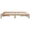 vidaXL Bed Frame without Mattress 140x190 cm Solid Wood Pine
